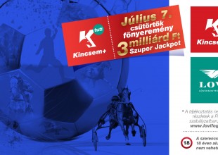 13:47-kor 3 Milliárd forintos szuperjackpot az Enghien-i Kincsem+ futamban!