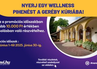 Nyerj a bet.lovi.hu-val Geréby Kúria Wellness Pihenést! - nyereményjáték meglévő játékosok számára
