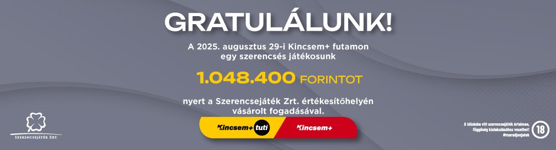 Gratulálunk a milliós nyereményhez!