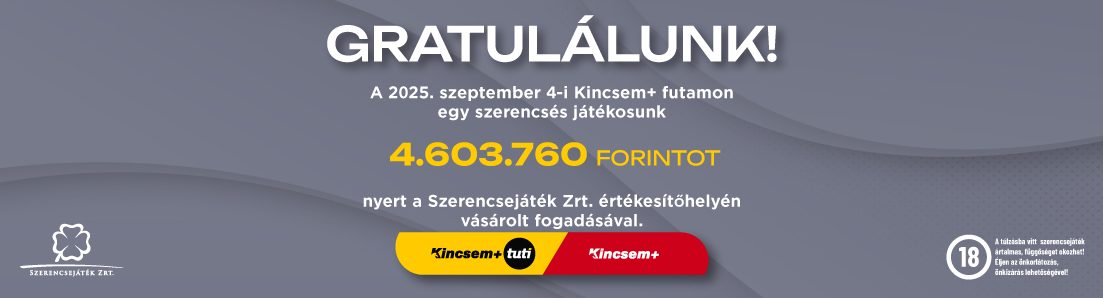 Gratulálunk a milliós nyereményhez!
