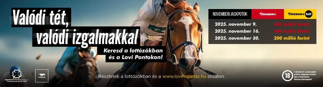 VALÓDI TÉT, VALÓDI IZGALMAKKAL – NOVEMBERI JACKPOTOK