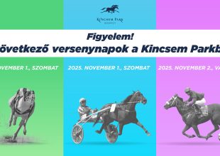 KÖVETKEZŐ VERSENYNAPOK A KINCSEM PARKBAN!