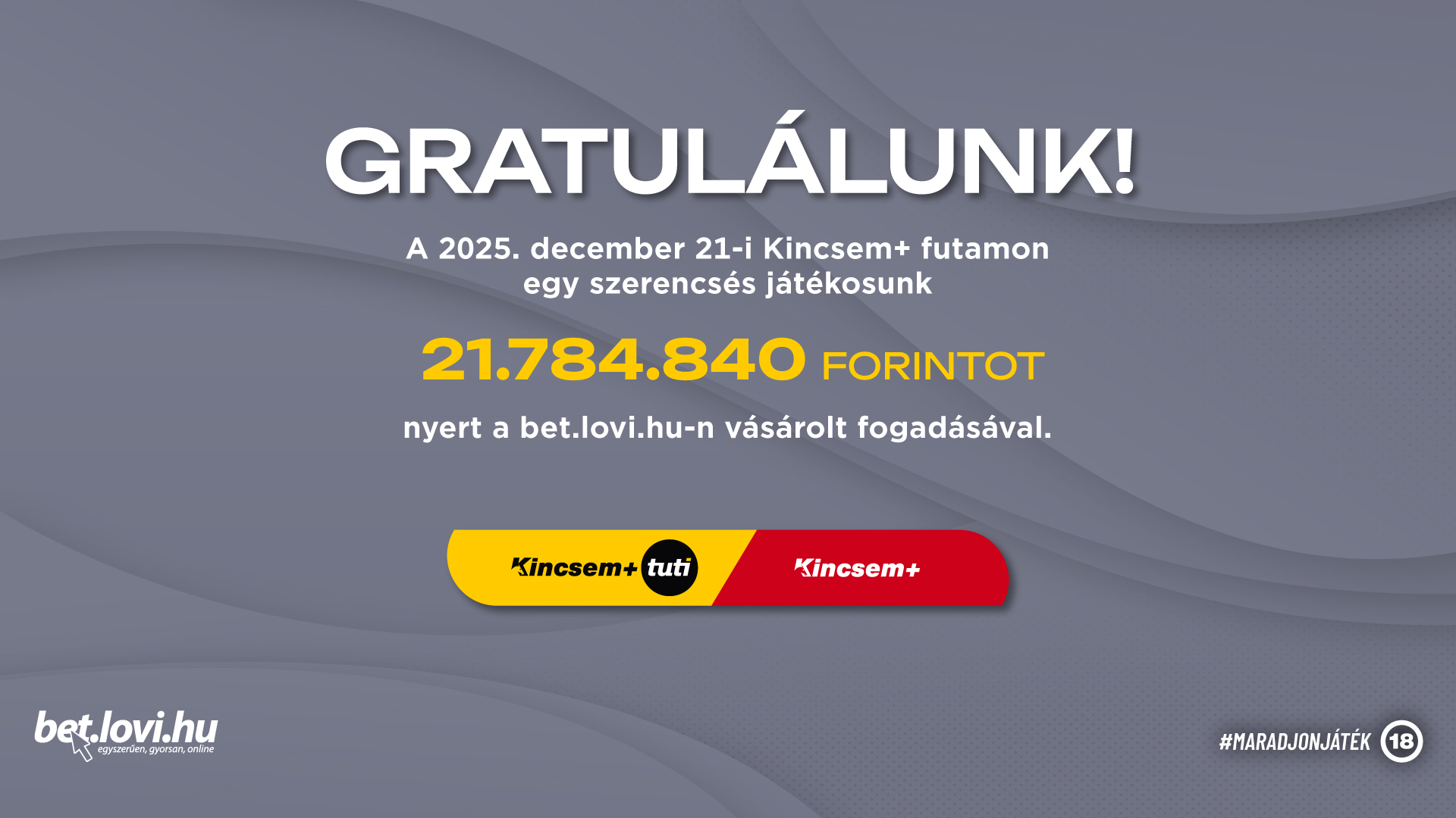 Gratulálunk!