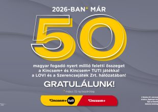 Már 50 magyar Kincsem+ milliomos 2026-ban!
