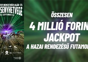 Összesen 4 millió Ft jackpot a hétvégi magyar futamokra!