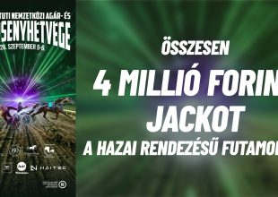 Összesen 4 millió Ft jackpot a hétvégi magyar futamokra!