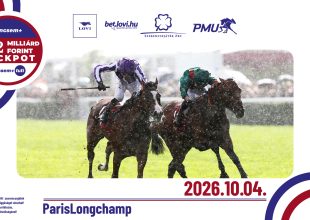 Qatar Prix de l'Arc de Triomphe - 1,2 milliárd Ft jackpot a Kincsem+ játékon!