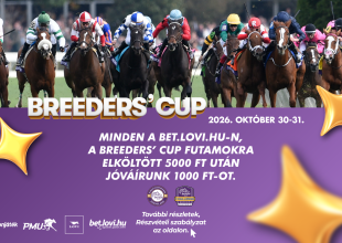 Breeders’ Cup online bónusz akció